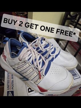 BUY 2 GET ONE FREE* K-Swiss Si-2018 Fusion L Men's Tennis Shoes Size 10.5m